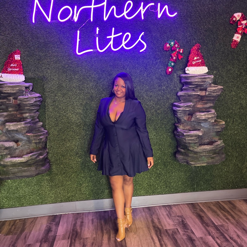 Fashion Nova Navy Dress